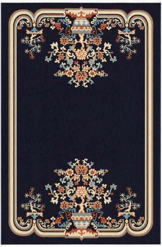 5' 3 x 8' Tobin · Rug, navy blue
