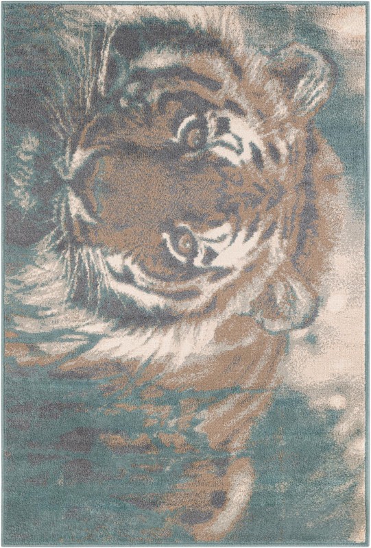 4' x 6' Aubrey · Pictoral rug, multi