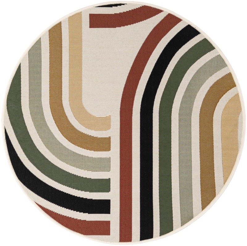 3' x 3' Mulligan · Geometric Outdoor Rug
