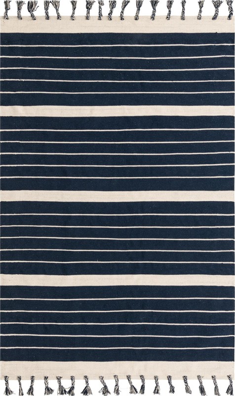 6' 1 x 9' Ottley · Lines Chindi Rug