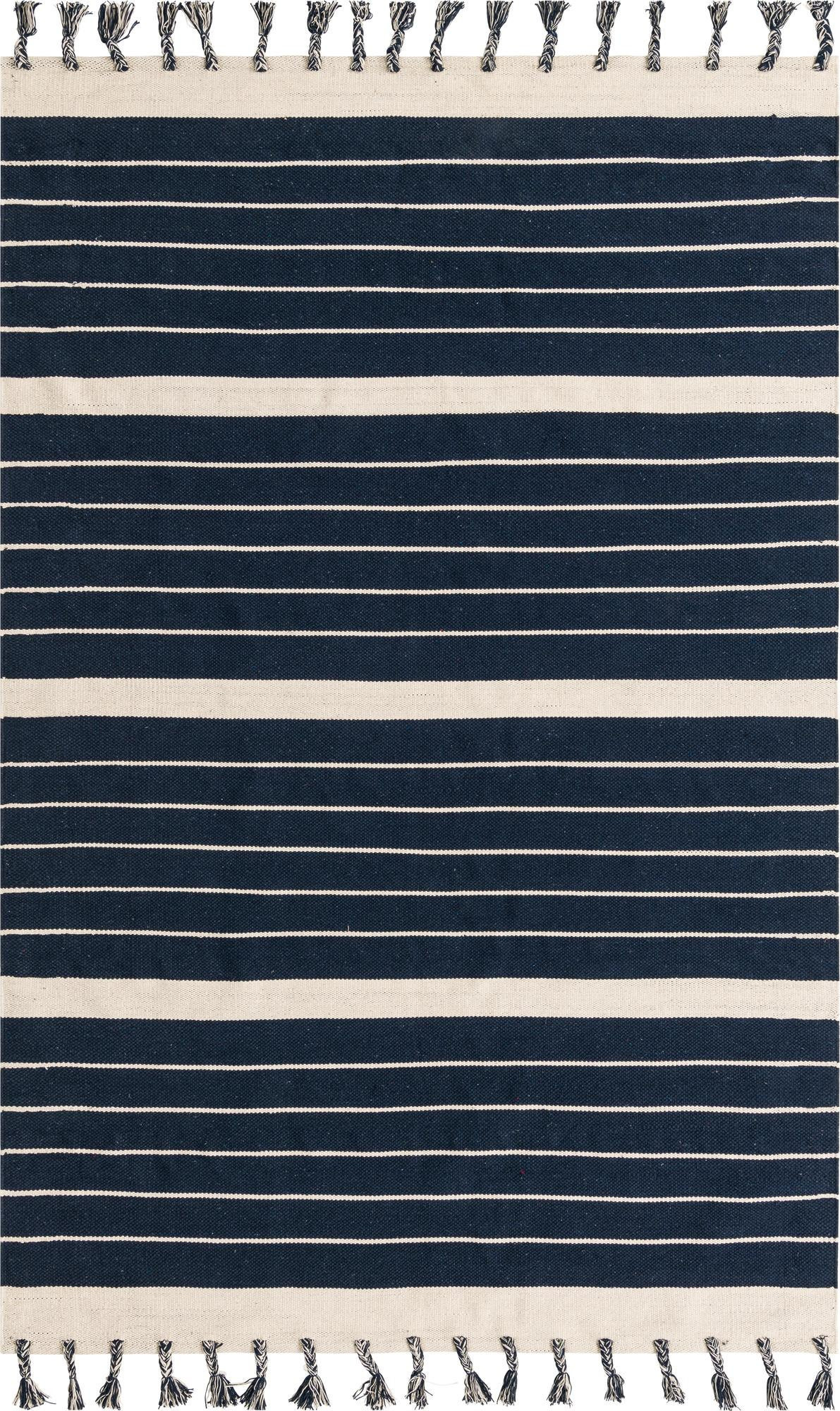 6' 1 x 9' Ottley · Lines Chindi Rug