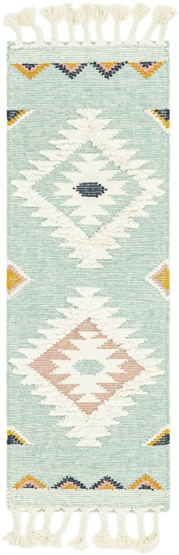 2' 2 x 6' 1 Amaranth · Diamond Wool Rug, aquamarine