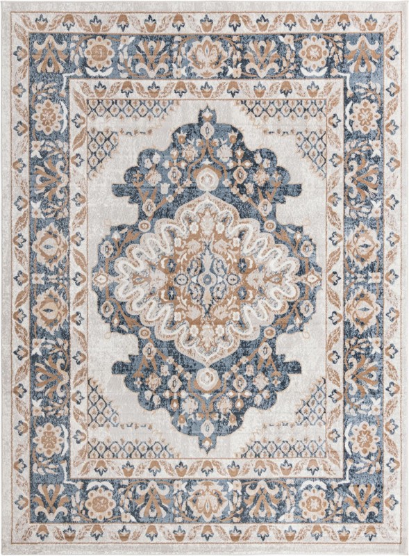 9' x 12' 2 Curlew · Border rug