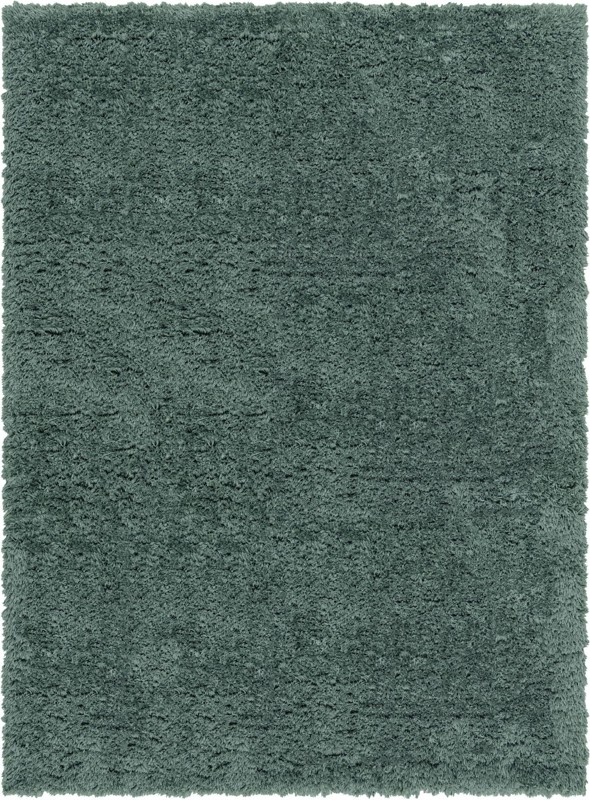 7' x 10' Olympia · Solid Shag Rug, forest green