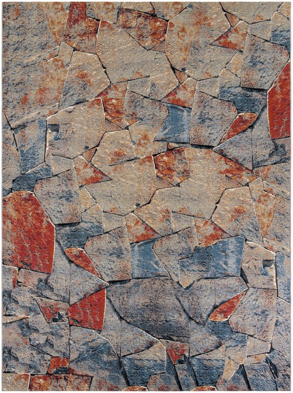 Cobblestone · Geometric Outdoor Rug, multi