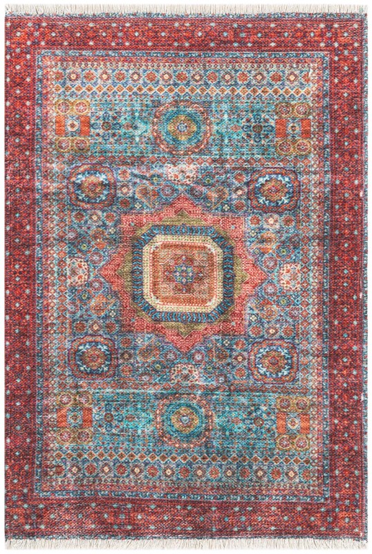 2' x 3' 1 Cavell · Border rug, multi