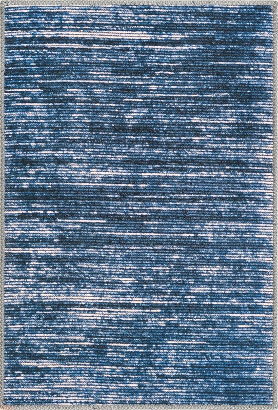 2' x 3' Prewitt · Lines rug, blue