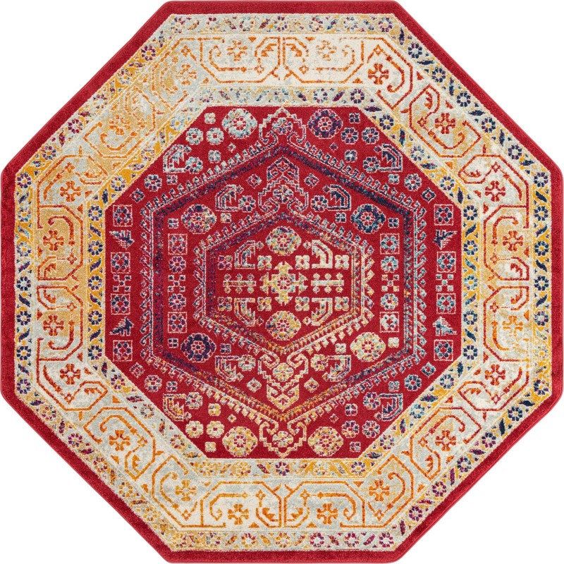 Broadhurst · Medallion rug, magenta
