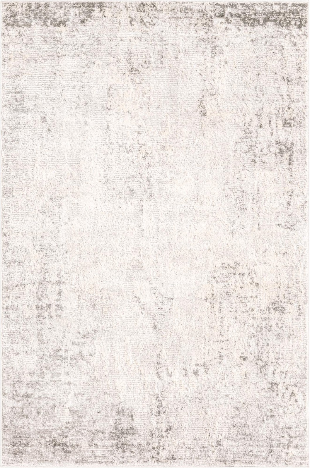 4' x 6' Delia · Abstract rug, gray