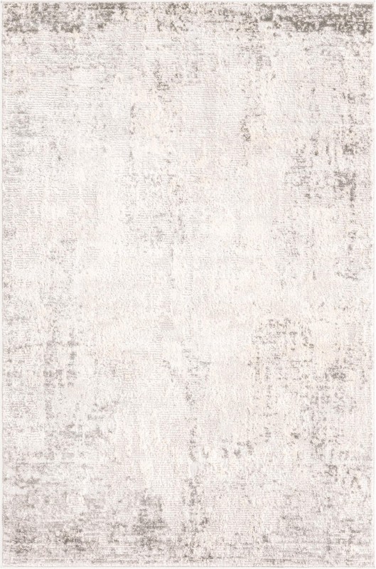 4' x 6' Delia · Abstract rug, gray