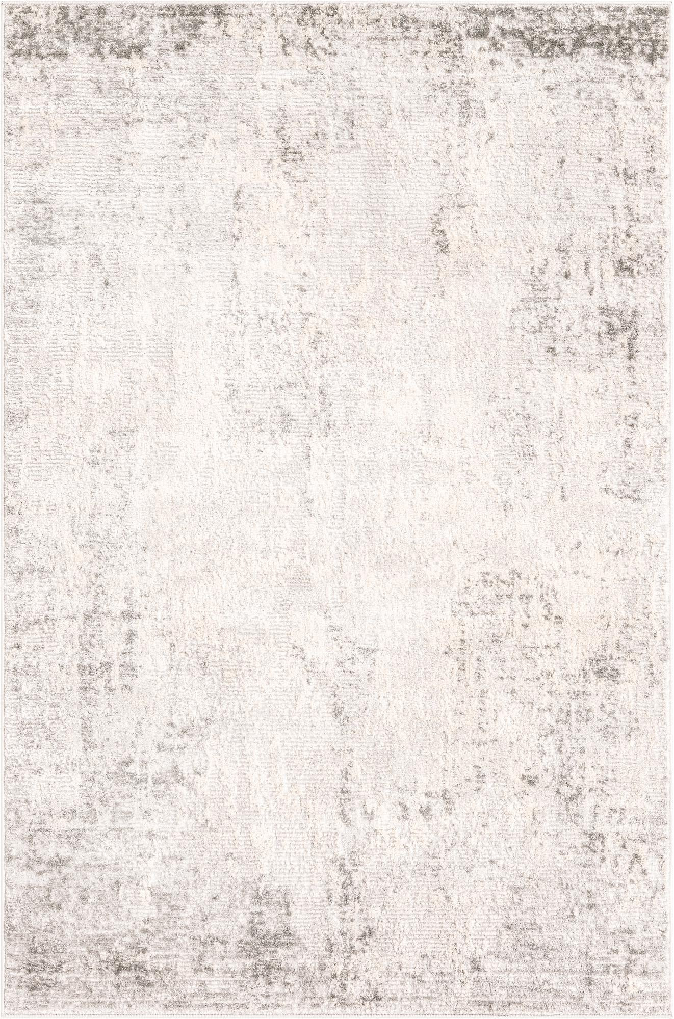 4' x 6' Delia · Abstract rug, gray
