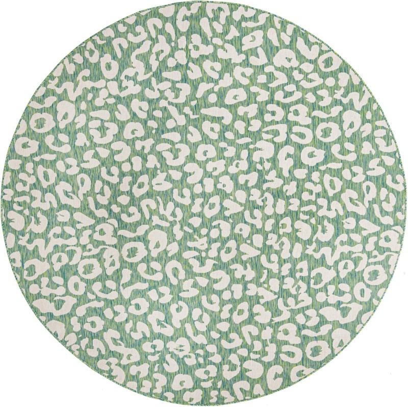 10' x 10' Cardamom · Leopard Outdoor Rug