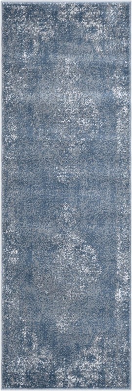 Aurelio · Abstract rug, blue and gray