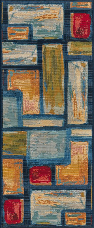 2' x 5' Lomax · Abstract Outdoor Rug