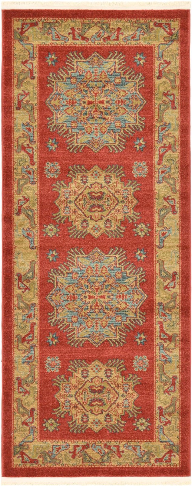 2' 7 x 7' Calistoga · Border rug