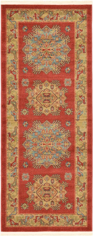 2' 7 x 7' Calistoga · Border rug