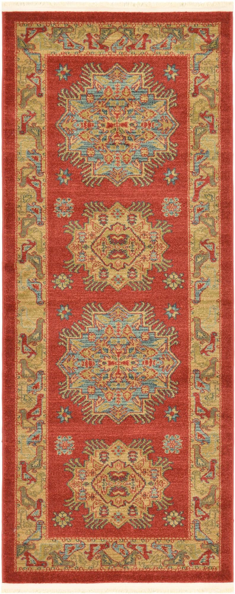 2' 7 x 7' Calistoga · Border rug