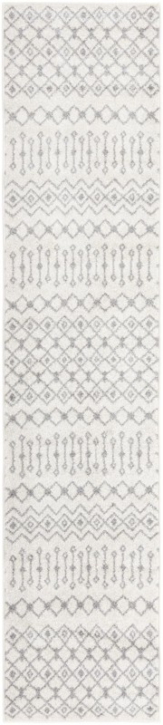 Boswell · Geometric lattice rug, ivory and gray