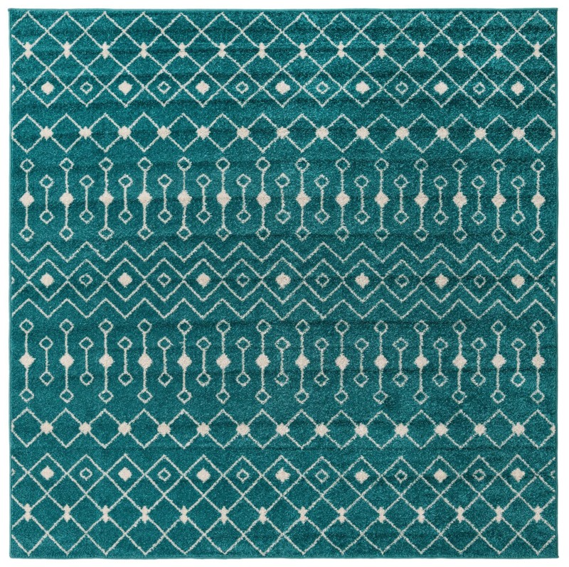 Boswell · Chevron rug, turquoise