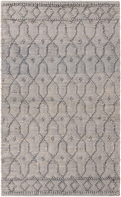 3' 1 x 5' 1 Ringwood · Lattice rug, heathered gray
