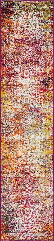 2' 7 x 12' Birch · Medallion rug, multi