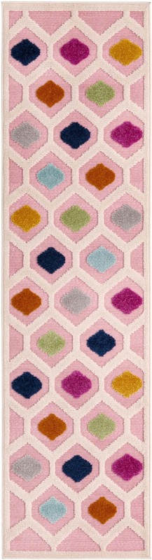 Raleigh · Diamond Outdoor Rug, pink