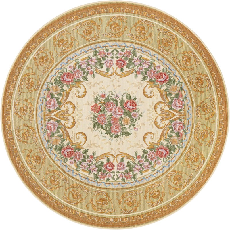 5' x 5' Lomax · Floral / botanical Outdoor Rug