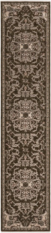 2' 7 x 12' 6 Colter · Border rug, green