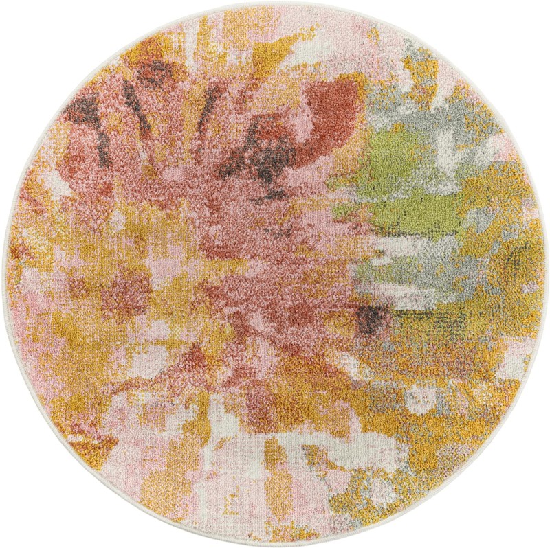 Ambler · Abstract rug, multi and pink