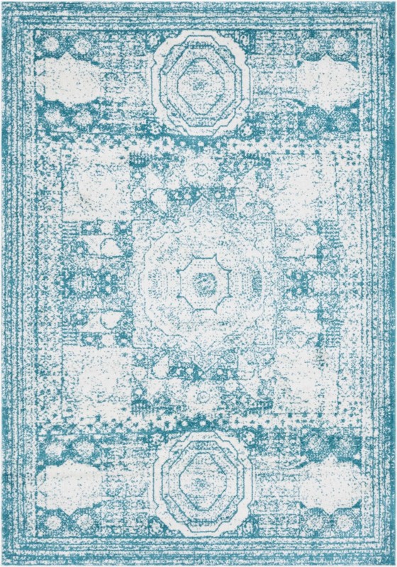Benedict · Medallion rug, turquoise