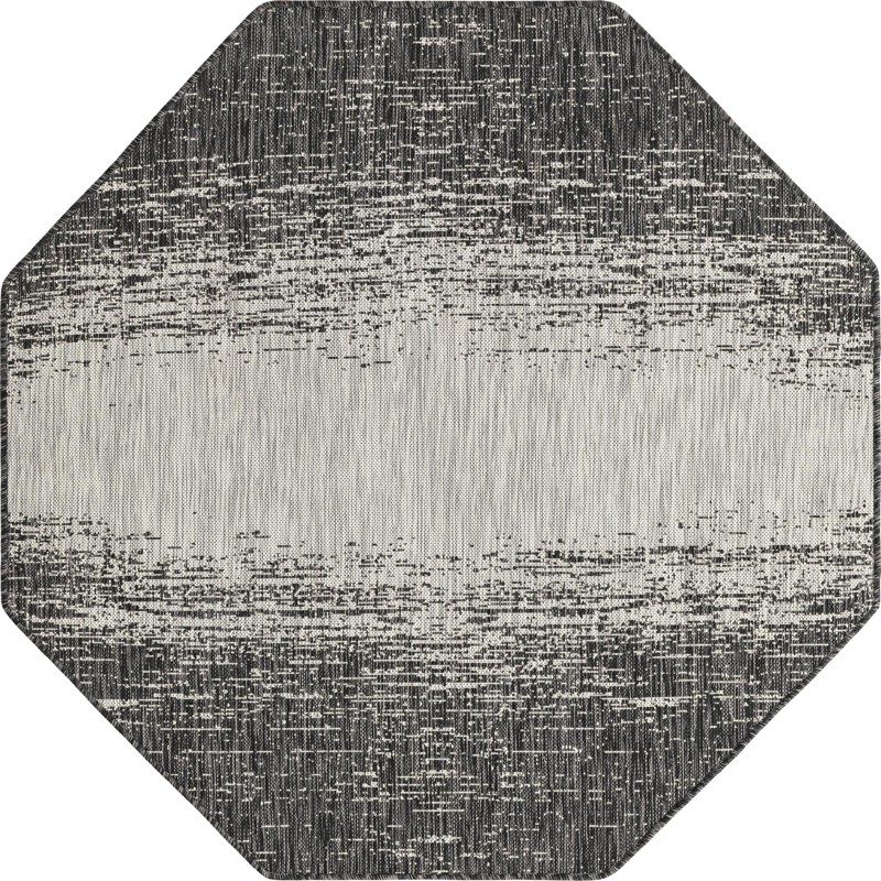 Buell · Abstract Outdoor Rug, charcoal