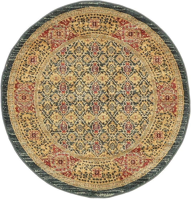 3' x 3' Shiloh · Border rug