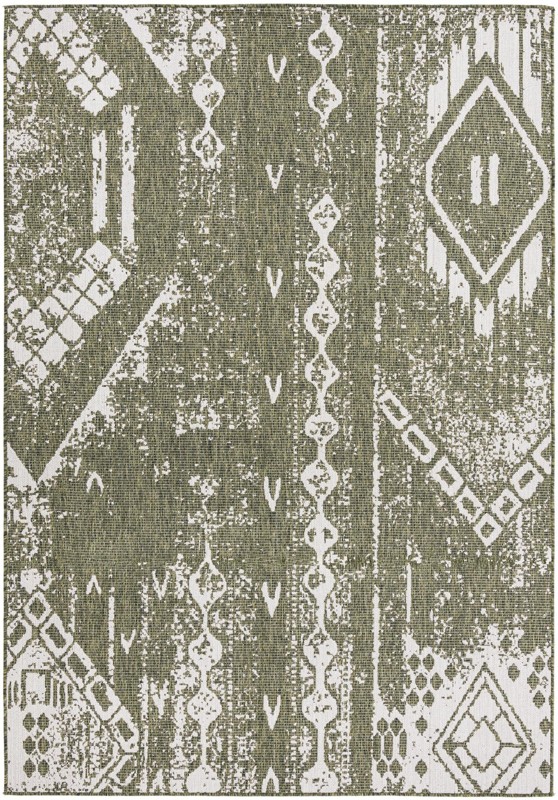 Wildman · Abstract Outdoor Rug, green