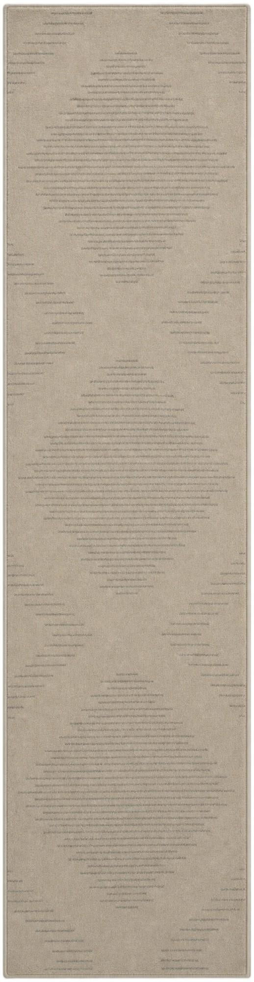 2' x 8' Ransom · Diamond rug, ivory and light brown