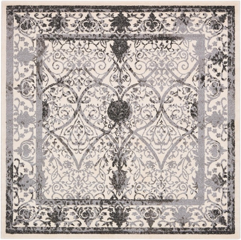 6' x 6' Capshaw · Border rug