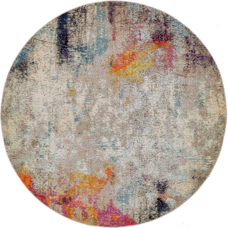 8' x 8' Archer · Abstract Washable Rug
