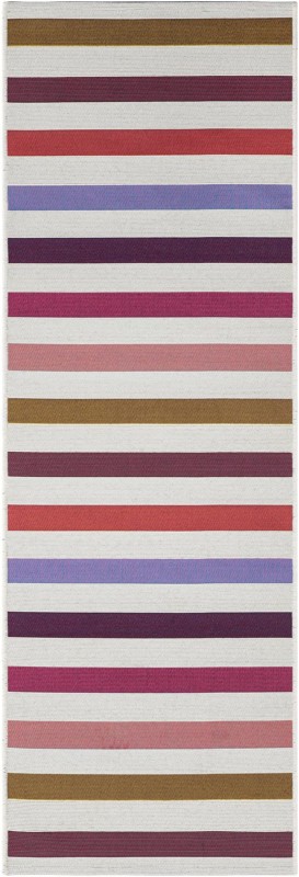 Lomax · Striped Outdoor Rug, multicolor and white