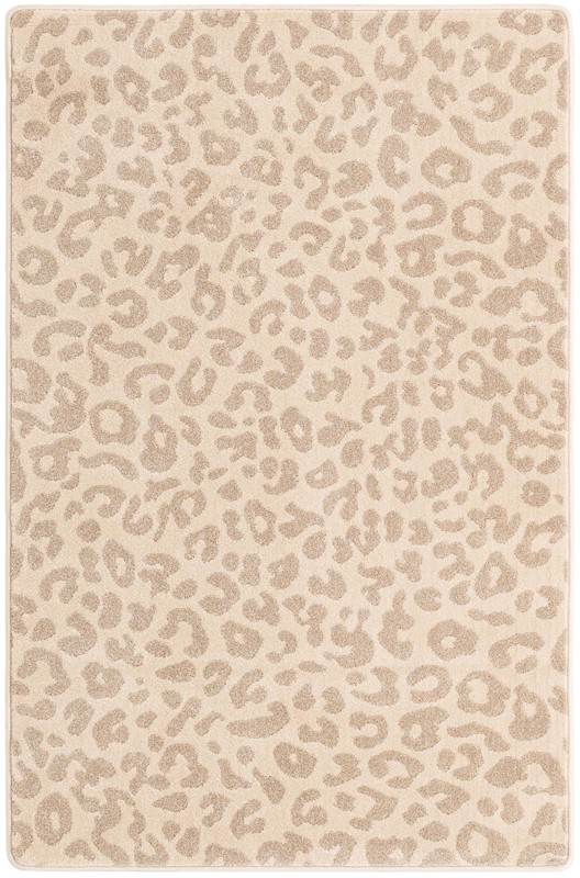 4' x 6' Linnet · Animal print rug, ivory