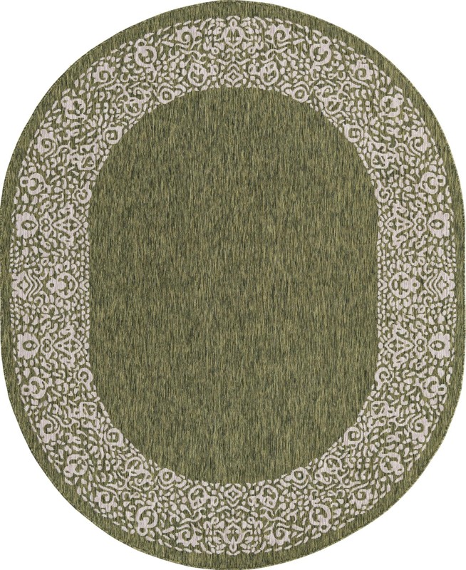 Bloomfield · Border Outdoor Rug, green
