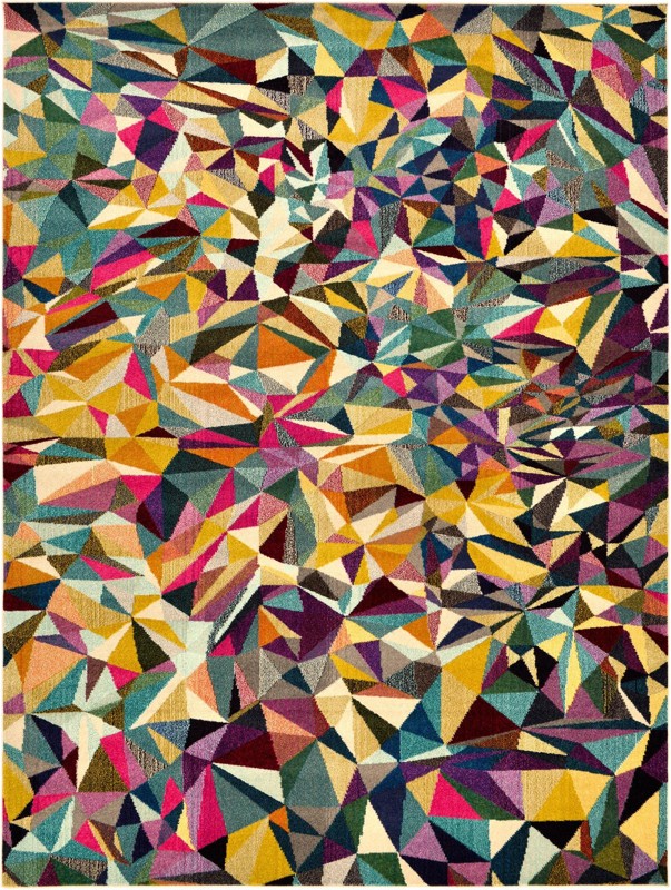Alford · Geometric Washable Rug, multi
