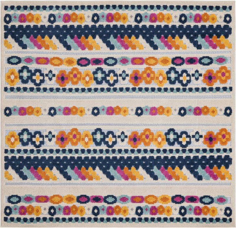 Tanner · Geometric Outdoor Rug, gray