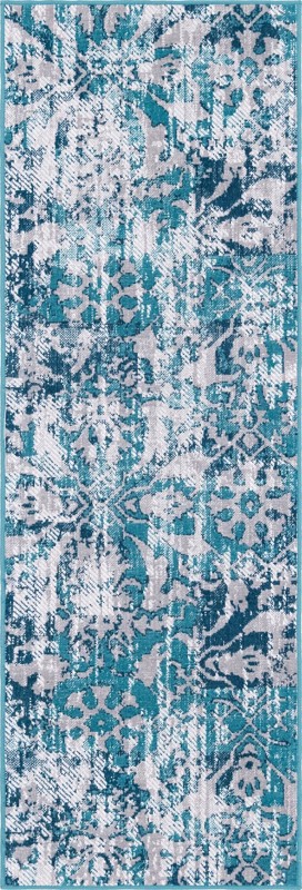 Carrick · Abstract rug, blue