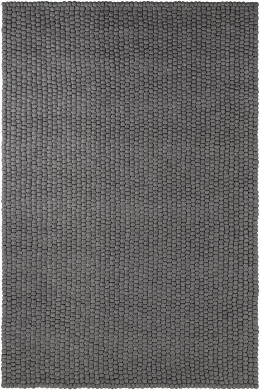 6' 1 x 9' Hawthorne · Solid Wool Rug, gray
