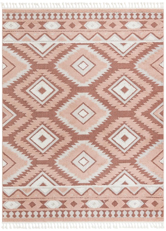 Bernard · Border rug, pink