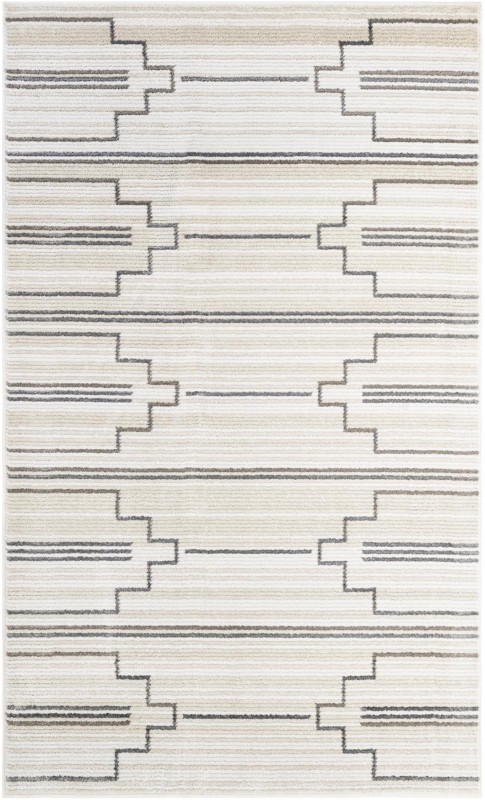 5' x 8' Twinbrook · Geometric rug, ivory