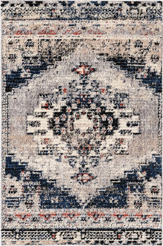 Burton · Border rug, gray