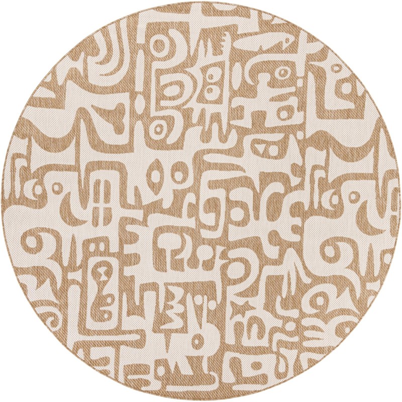 Hungerford · Abstract Outdoor Rug, taupe