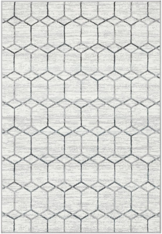 Babcock · Geometric rug, white