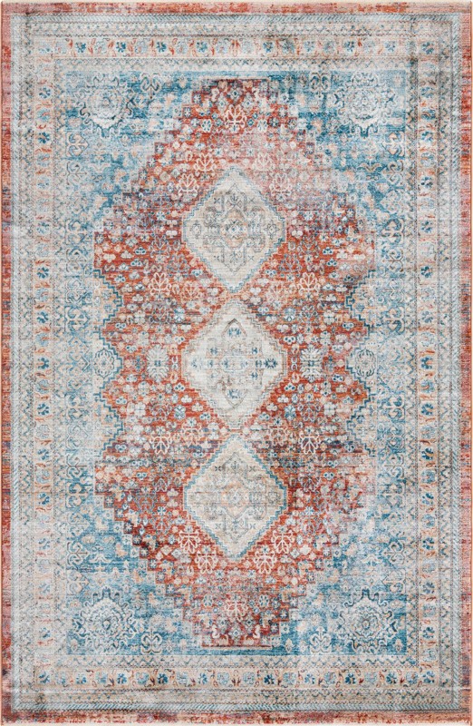 Greenbriar · Border rug, red