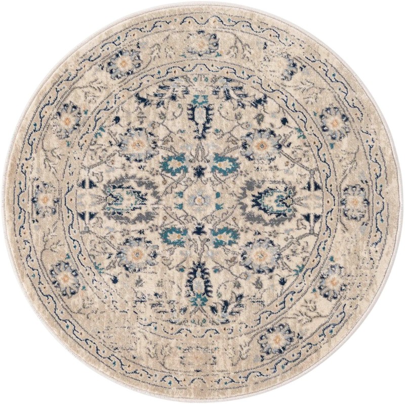 3' 3 x 3' 3 Fanshawe · Border rug